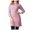 Pink, variant on Vedolay Long Sleeve Dress for Women Neck Lantern Sleeve 2023 Fall Ribbed Knit Sweater Dress,Pink M