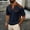 Navy, variant on Men’s Waffle Henley Shirts, Long Sleeve Button Tops V-Neck Sports Casual Basic T-Shirts Lightweight Knit Pullover Navy M