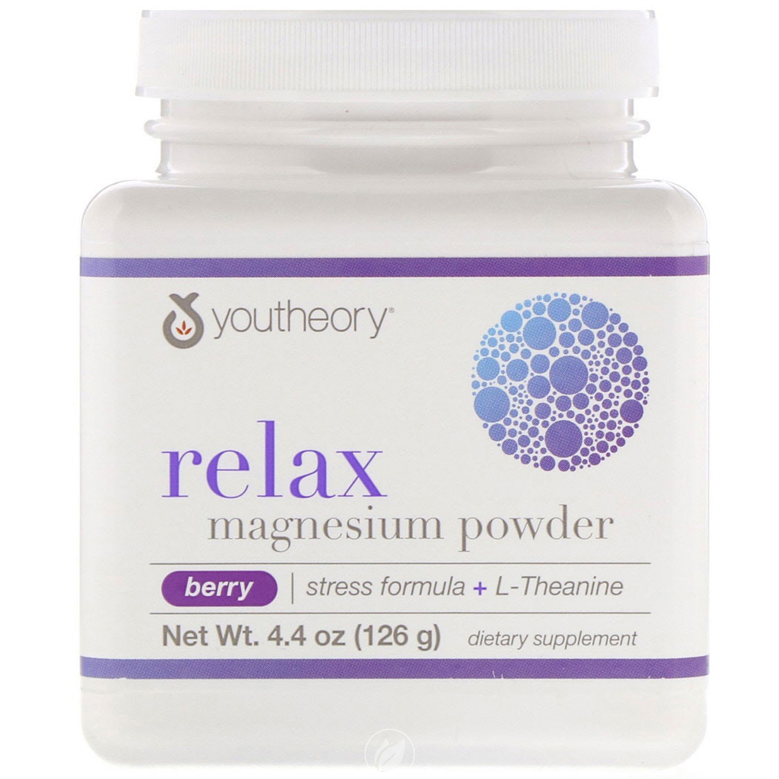(2 Pack) Youtheory, Relax, Magnesium Powder, Stress Formula + L