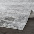 thumbnail image 5 of Pasargad Home Paris Shag Collection Power-Loomed Taupe Grey/Ivory Area Rug- 5' x 7', For Indoor Space and all Age of Group, 5 of 6