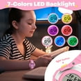 thumbnail image 3 of Kids Watch Multifunctional Digital Sports Watch with 7-Color backlight, Stopwatch,Alarm,Date,Week,Silicone Strap Waterproof Watches Gift for Kids, 3 of 7