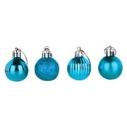 24Pcs Christmas Balls Ornaments Party Xmas Tree Decorations Hanging Ornament