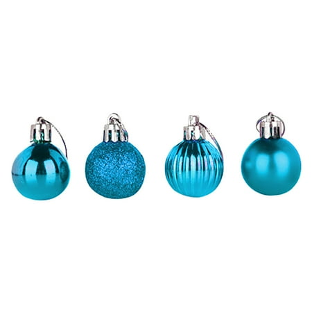 24Pcs Christmas Balls Ornaments Party Xmas Tree Decorations Hanging Ornament