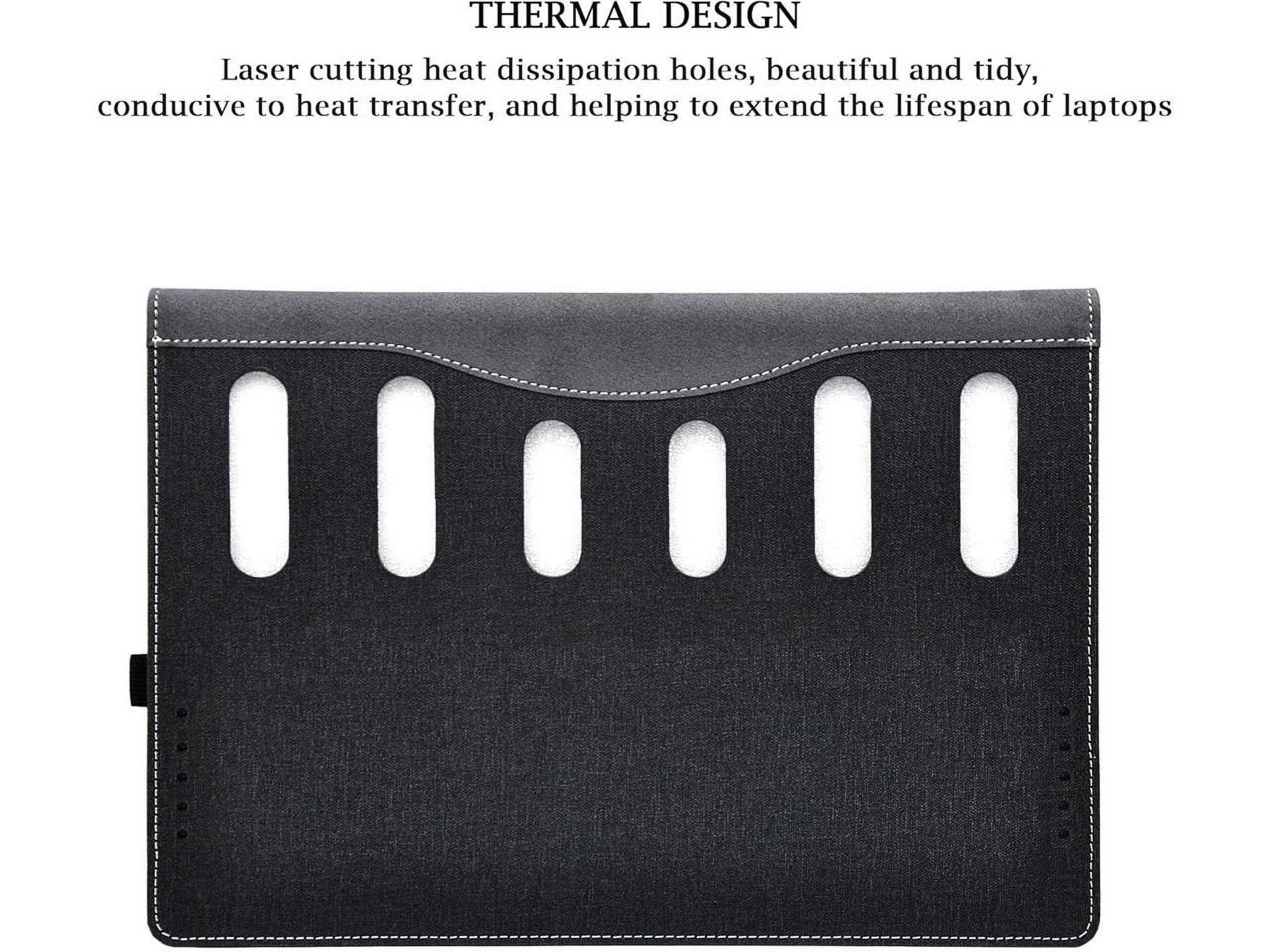 Cover Case for 13.4 inch MSI Summit E13 Flip Evo A11MT & A12MT & A13MT Laptop,PU Leather Protective Sleeve Notebook PC Bag Accessories with Pen Holder