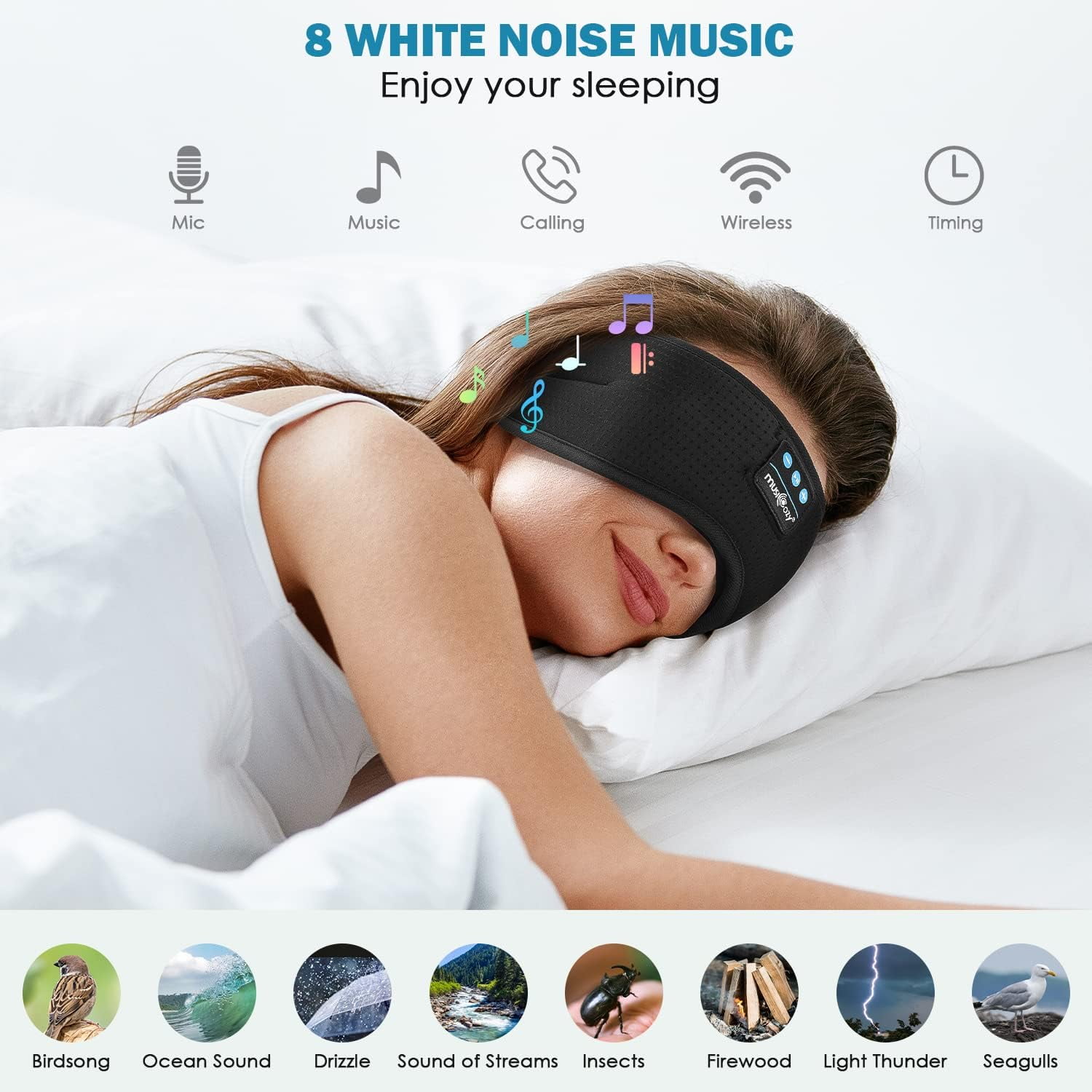 White noise sleep earbuds hotsell