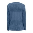 thumbnail image 4 of Delayuji Womens Cotton Linen Cardigan Lightweight Spring Trendy Cardigan Mid Sleeve Coat Open Front Cardigan, 4 of 4