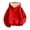 Red, variant on Kids Sherpa Lined Hoodie Sweatshirt Warm Winter Pullover Long Sleeve For Boys Girls
