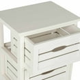 thumbnail image 4 of SAFAVIEH Samara Solid Rustic 3 Drawer Cabinet, Distressed Cream, 4 of 5