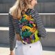 thumbnail image 5 of Disketp Colorful Pug Mochila de Lona Estampada, Mochila Escolar de Viaje Ligera para Estudiantes y Portátil-Medium, 5 of 5