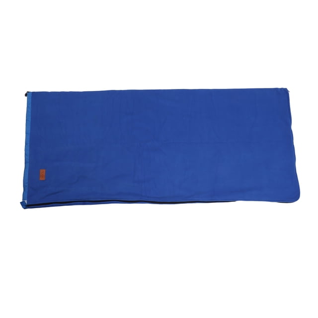 Forro para saco de dormir de forro polar súper grueso y suave, manta para acampar, viajar y hacer mochilerismo, color azul joya