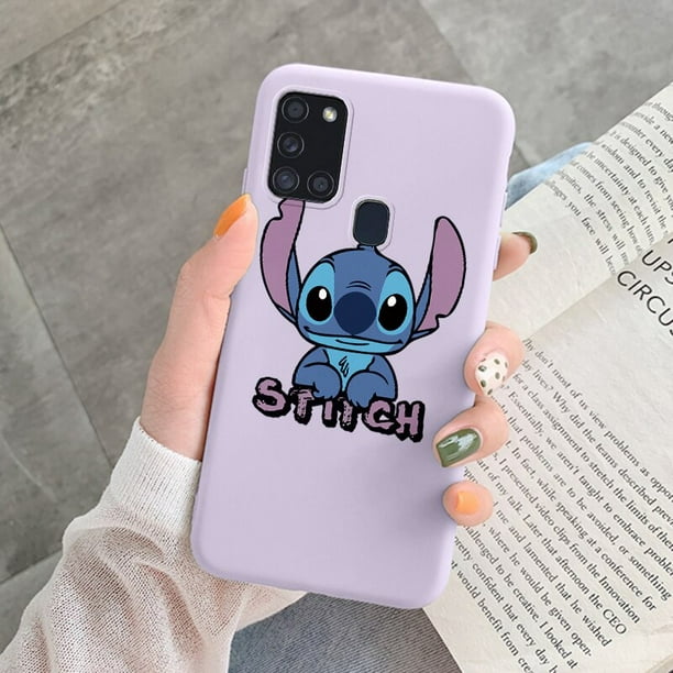 Funda de teléfono para Samsung Galaxy A21S A31 A41, carcasa trasera divertida de Stitch Love, Funda de silicona suave para Galaxy ya21s A 31 Coque qiuyongmign unisex