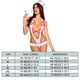 thumbnail image 5 of Mujer Encantadora Uniforme Tentación Body Ropa interior con cuello en V profundo Ropa de dormir, XXL Sweethay XX000177-05, 5 of 7