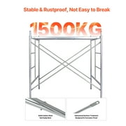 KFFKFF Scaffold Cross Bracing 6ft x 4ft, Set of 8 Durable Carbon Steel Scaffold Cross Reinforcements, X-Form Scaffold Safety Component (Only Cross Braces Sold)