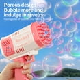 thumbnail image 3 of Máquina de burbujas manual para niños de 40 agujeros con luz LED para espuma continua, regalo para Navidad y el Día del Niño al aire libre, 3 of 5