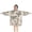Beige Butterfly Plant, variant on Black White Butterfly Pattern Blanket Hoodies for Kids 6-13YR Oversize Wearable Blanket Hoodies for Boys Girls Teens