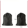 thumbnail image 3 of 2PCS Laundry Bag Black Fine Mesh Drawstring 60*90, 3 of 6