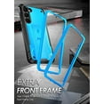 thumbnail image 4 of Poetic Revolution Case for Samsung Galaxy S23 5G 6.2 inch, Heavy Duty Full Body Cover with Kickstand, Light Blue, 4 of 5