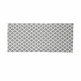 thumbnail image 2 of Grey and White Neck Gaiter, Geometric Damask, Unisex, Dimgrey White, by Ambesonne, 2 of 3