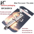 thumbnail image 4 of HSHDLDF Premium Bicycle Tire Lever Tyre Spoon Iron Changing Tool, Bike Tire Levers Premium Stainless Steel Levers to Repair Bike Tube, Best Tire Changing Tool, Set of 3, 4 of 7