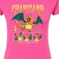 thumbnail image 3 of Pokémon - Charizard Multiple Poses  - Juniors Fitted Graphic T-Shirt, 3 of 5