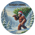 thumbnail image 2 of Lotusprinthandmade Bigfoot Christmas Spare Tire Cover With Backup Camera Hole 6 Sizes (34 in. V2) , Christmas-Themed Tire Cover, 2 of 7