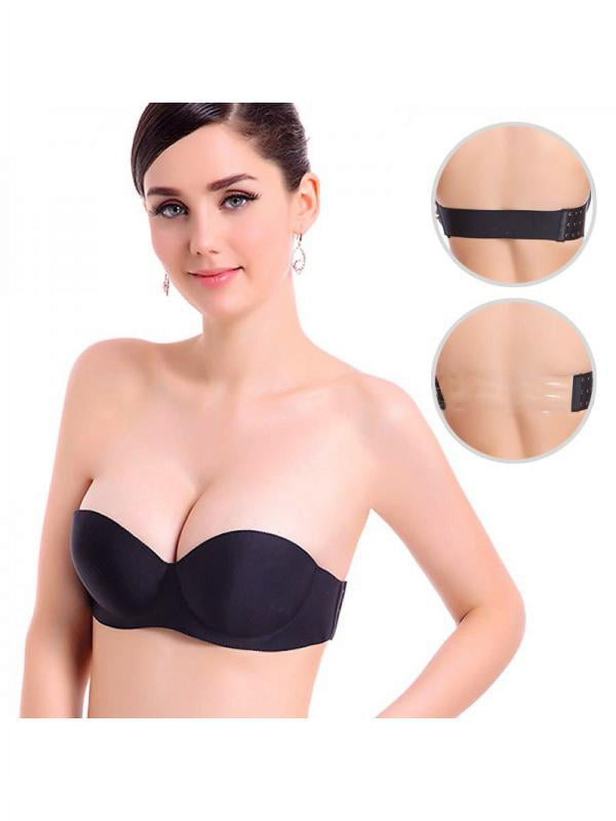 New Push Up Ladies Padded Bra Women Strapless Adjusted Straps Backless  Plunge Size 70 75 80 85 90 A B C D Bh 201202 From Dou01, $9.64