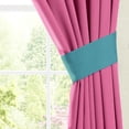 thumbnail image 2 of Blazing Needles 63-inch by 52-inch Twill Insulated Blackout Two-Tone Reversible Curtain Panels (Set of 2), 2 of 5