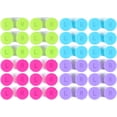 thumbnail image 1 of KISEER 24 Pack Colorful Cute Contact Lens Case Bulk Box Holder Container Soak Storage Kit (4 Color), 1 of 7