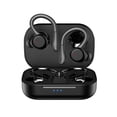 thumbnail image 1 of Sidaley Auriculares inalámbricos compatibles con Bluetooth Auriculares deportivos impermeables para caminar Auriculares portátiles con manos libres Cables de audio/vídeo Negro, 1 of 6