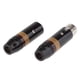 thumbnail image 4 of Conectores Enchufables XLR Enchapados En Plata De 3 Clavijas + Conectores , Negro, 4 of 6