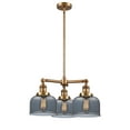 thumbnail image 5 of Innovations Lighting 207 Large Bell Large Bell 3 Light 22" Wide Chandelier - White, 5 of 7