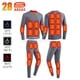 thumbnail image 2 of Ropa interior térmica de invierno para hombre y mujer, chaqueta de moto, ropa interior térmica con calefacción eléctrica por USB, calzoncillos largos de forro polar, 2 of 5