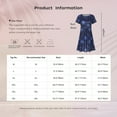 thumbnail image 7 of Zaldita Women's Short Sleeve Jacquard Wedding Guest Maxi Dresses Evening Gowns Red 3XL, 7 of 7