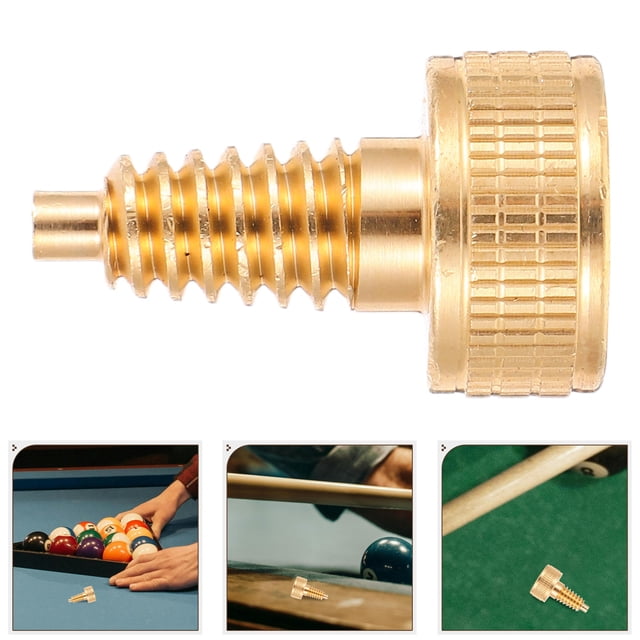 unbranded Tornillo De Extensión Para Taco De Billar Color Dorado Mejora Y Estabilidad