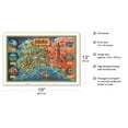 thumbnail image 2 of Alaska Far North Frontier - Vintage Pictorial Map by Klengston Rude c.1959 - Master Art Print (Unframed) 13in x 19in, 2 of 4