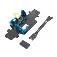 thumbnail image 3 of VONKY 1/28 Remote Control Car Fiber Second Floor Board Battery Holder Upgrade Motor Mount Replacing Part Kit Accessories Blue, 3 of 7