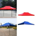 thumbnail image 1 of pitrice Toile de Remplacement pour Tente de Camping, Pare-Soleil Parasol, Bâche de Protection Solaire, Abri, Rouge, 3 X 4,5 m, 1 of 9