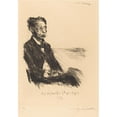 thumbnail image 2 of Lovis Corinth 18x24 Gold Ornate Framed and Double Matted Museum Art Print Titled - Count Kyserling (Portrait of Count Keyserling) (1919), 2 of 4