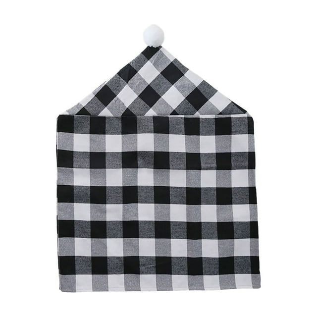 uhnmki Reversible Plaid Pattern Elastic Stretchable Sofa Slipcover With Decorative Tassels Universal Fit For Living Room Washable Fabric