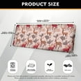 thumbnail image 4 of Renewold Reindeer Brown Red Couch Seat Cover Sofa Seat Slipcover Replacement Stretch Furniture Protector Spandex Sofa Couch Cover for Kids, Pets, Machine Washable, L, 4 of 5