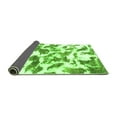 thumbnail image 2 of Ahgly Company Indoor Square Abstract Green Modern Area Rugs, 4' Square, 2 of 4