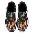 thumbnail image 2 of Land Of The Free Because Of The Brave Shoes Sneakers for Women Men Black Size 9, 2 of 7