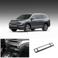 thumbnail image 7 of TINKI Car Center Console Seat Heating Button Frame Cover Trim for Honda Pilot 2016-2022/ Ridgeline 2017-2023/ Passport 2019-2023 Interior Decorative Accessories ABS Material, 7 of 7