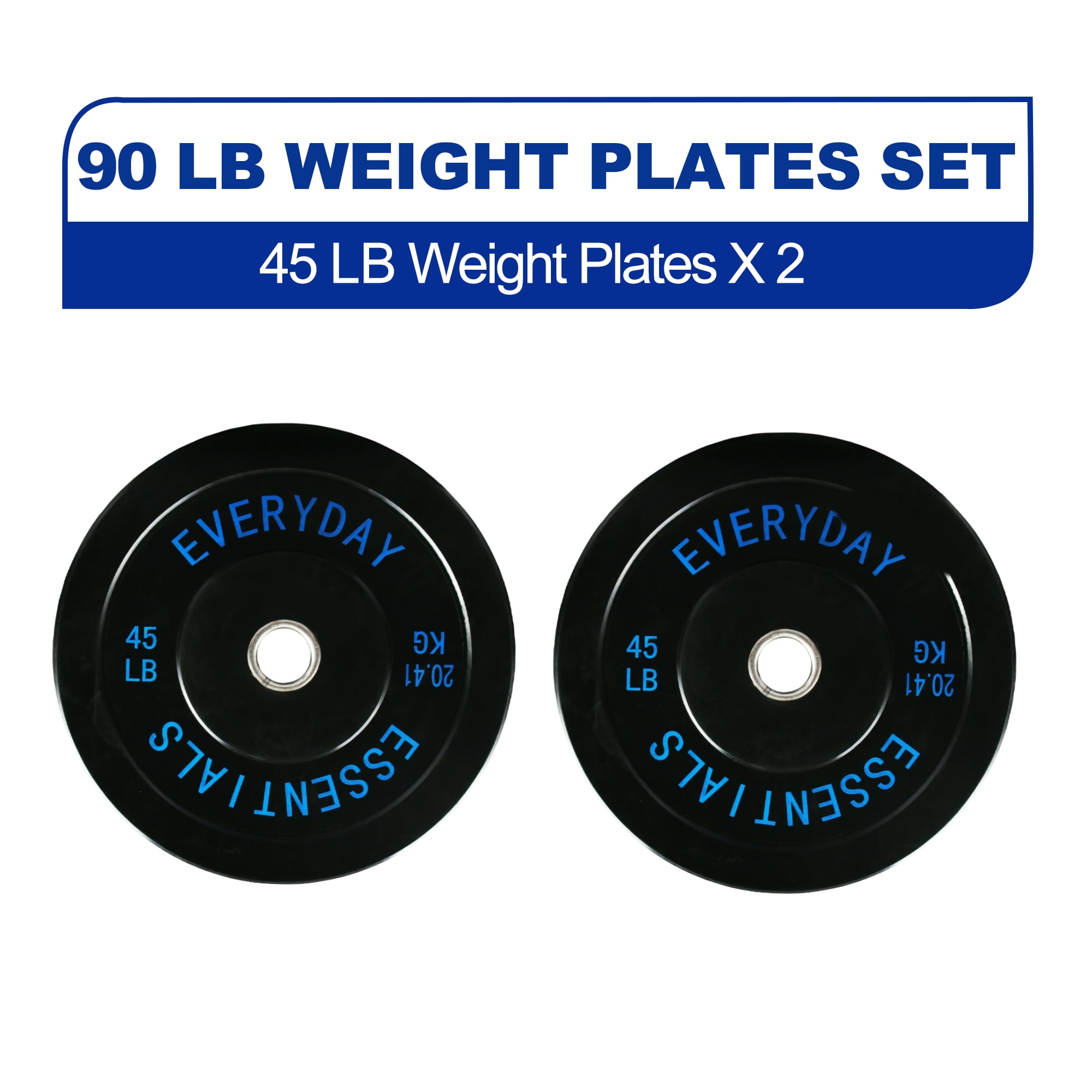 Weights For Home Gym 45 LB Pairs Color Bumper Plates,Bumper Weight