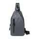 thumbnail image 3 of Bolso de pecho pequeño para hombre, bolso de hombro, puerto de carga USB, bolso deportivo ligero Gris-Poliéster Yuyangstore Bolsos bandolera para hombre, 3 of 4