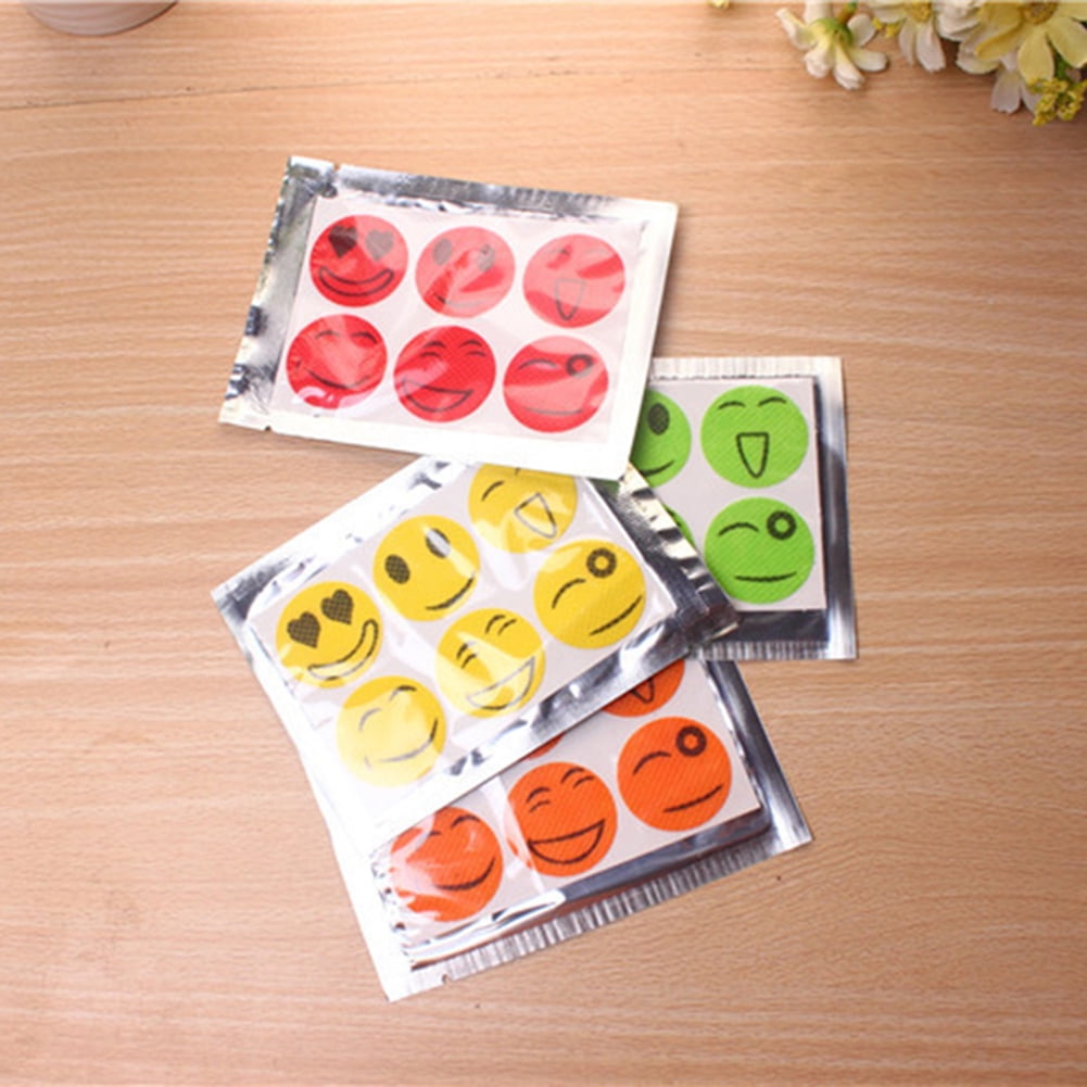 60Pcs Mosquito Sticker Natural DIY Mosquito Repellents Sticker Patch I2X8 
