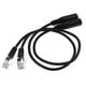 thumbnail image 5 of Convertidor de auriculares estéreo de 3,5 mm a divisor de auriculares con cable adaptador RJ9, 5 of 9