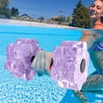thumbnail image 6 of Aquatic Exercise Dumbbell, Aqua Fitness Barbell, Flowers High-Density Foam Water Workout, Pool Weights Dumbbell for Water Exercise(Purple), 6 of 6
