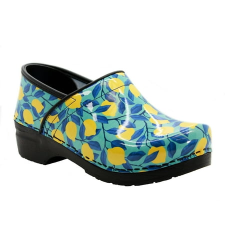 

KLÄGN PROFESSIONAL PLUS Citroner Leather Clogs - CLOSEOUT