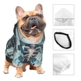 thumbnail image 3 of Fotbe Butterflies Skull Bows Sudadera con Estampado para Perros Pequeños – Suéter con Capucha para Mascotas, Tela Suave de Forro Polar con Bolsillo-XX-Large, 3 of 7